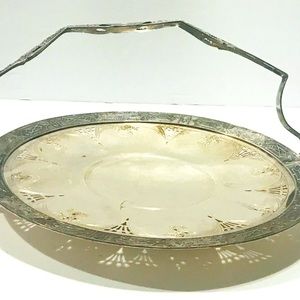 Vintage Silver Plated Benedict lPeriod Plate Chinese Chippendale E.P.N.S.- B.M.M